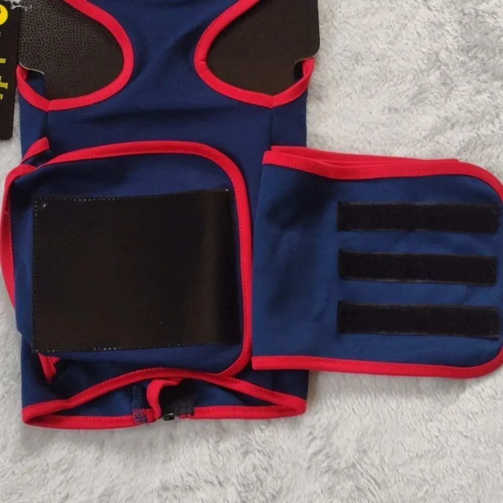 NFL Patriots Navy and Red Soothing Solutions Pet Soothing Vest Size Small